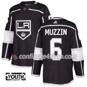 Adidas Maillot de Hockey Los Angeles Kings Jake Muzzin 6 2017-2018 Noir Authentic - Homme